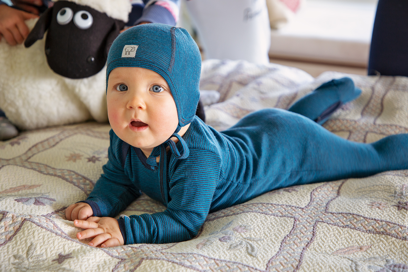 Комбинезон для малышей, цвет синий в полоску , цвет: Голубой в полоскукупить в Москве в интернет-магазине Dilling.ru
